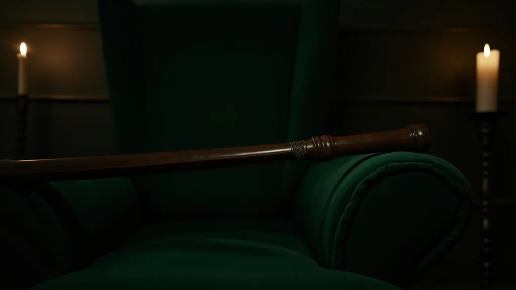 cravache de cuir posée sur l'accoudoir d'une chaise longue de velours a Rennes